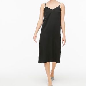 NEW with tags 🖤 J.Crew Black Slip Dress